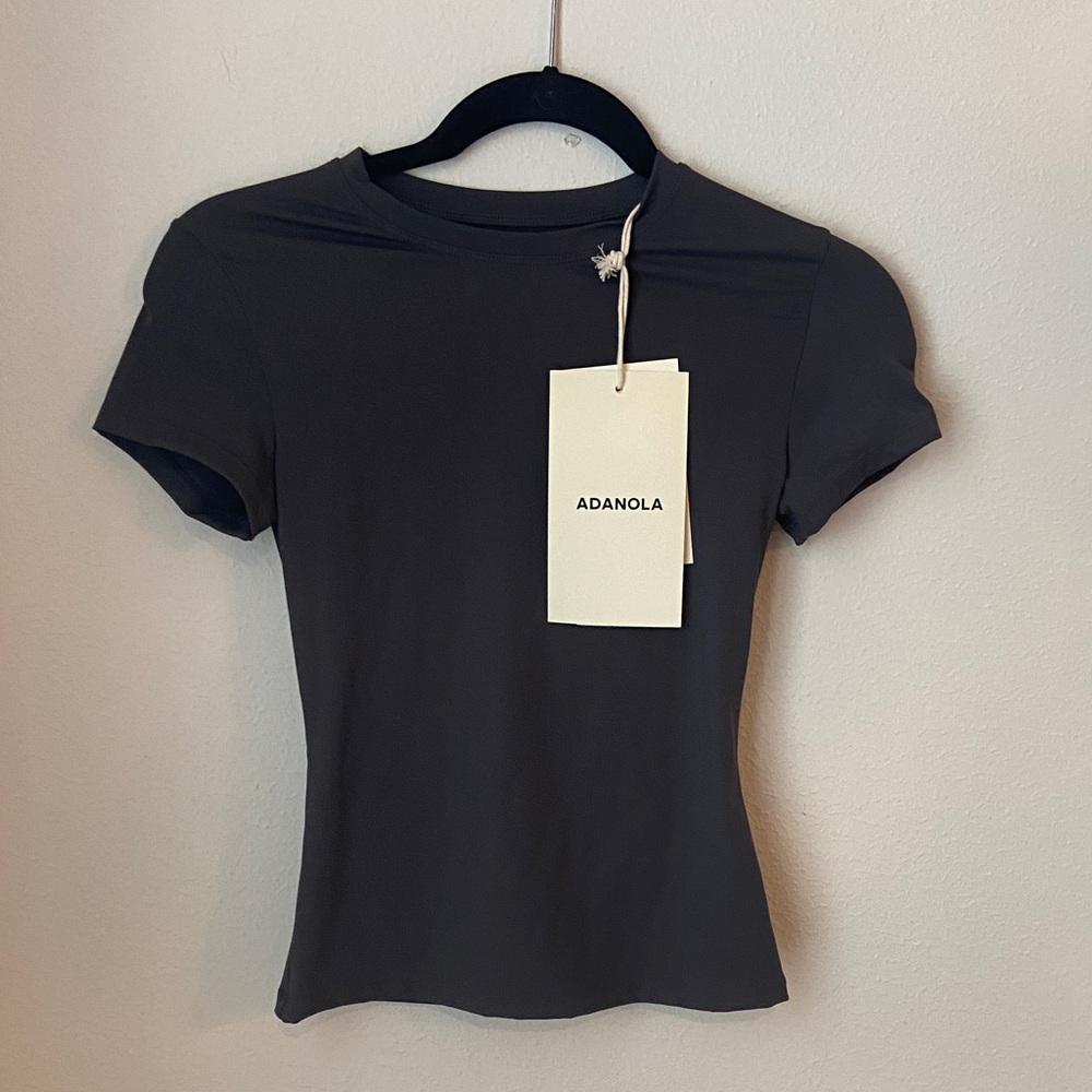 Adanola Dark Gray Women's Top